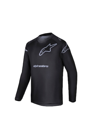 Alpinestars Racer Graphite Off-road Genç Motosiklet Jerseyi Siyah Gri