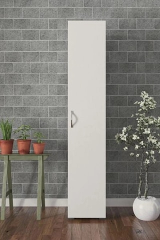 Kzy Tek Kapaklı Mutfak&banyo&kiler Dolabı Beyaz
