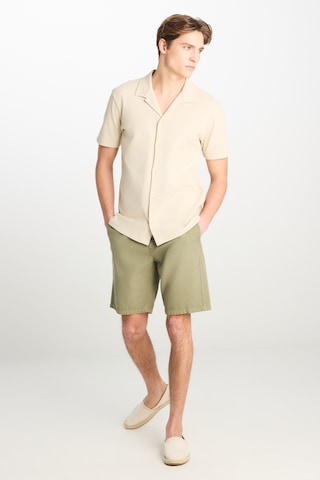 Lee Relaxed Fit Geniş Kesim Deve Tüyü Pamuklu Gömlek Camel