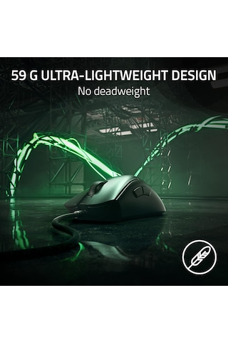 Razer Deathadder V3 - Ergonomik Esports Fare 59 G Hafif Tasarım,