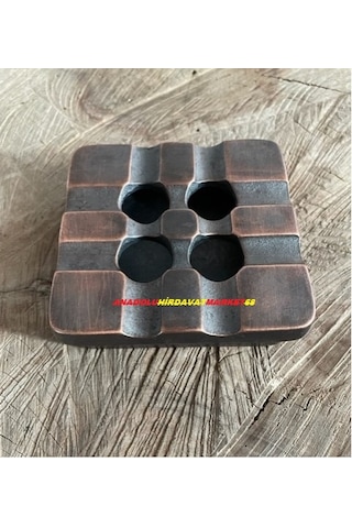 Antik Pirinç Küllük Puro Küllüğü Siğara Küllük 10 10cm