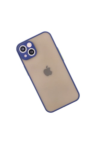 Newface Apple iPhone Uyumlu 13 Mini Kılıf Montreal Silikon Kapak Semeglbl - 61 - Lacivert