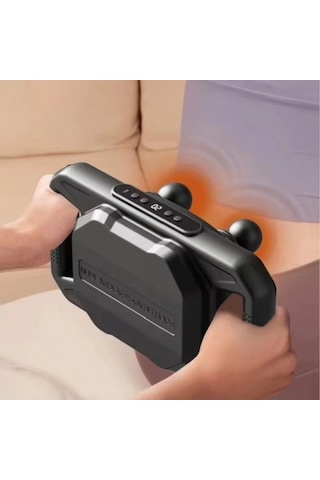 4 Başlıklı Masaj Tabancası - Ergonomik Derin Doku Sırt Ve Boyun Masaj Aleti Ve Sızı Çok Renkli