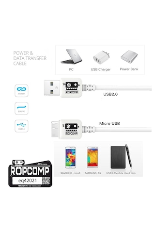 Usb Micro-b Data Kablosu Usb 2.0 100cm