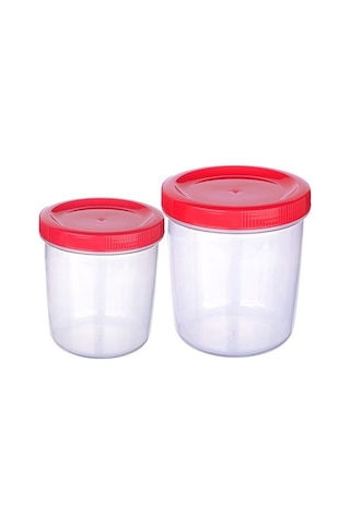 İçiçe Geçen 2 Li Saklama Kabı 250ve 400ml Diğer