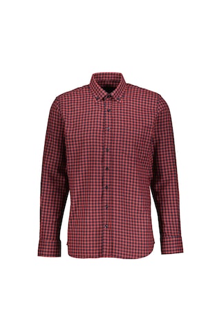 Finesuits Erkek Flanel Gömlek 2422204006.flcdr Kırmızı