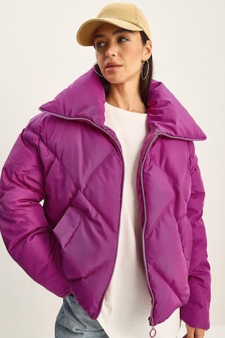 Shade Kadın Oversize Şişme Mont 10191065 - Fuşya