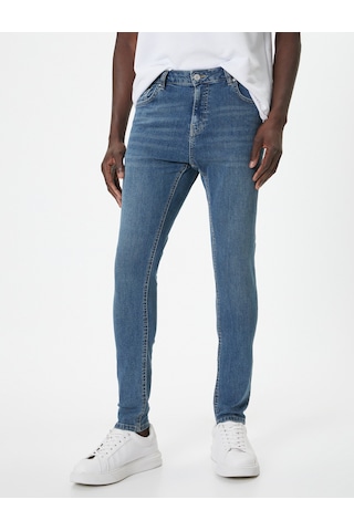 Koton Super Skinny Fit Kot Pantolon - Justin Jean Açık İndigo 4sam40112nd Açık İndigo