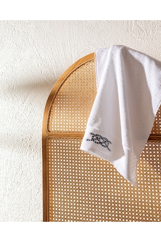 Madame Coco Avery %100 Pamuk Yüz Havlusu - Beyaz - 50x90 Cm 8684427343111 Çok Renkli