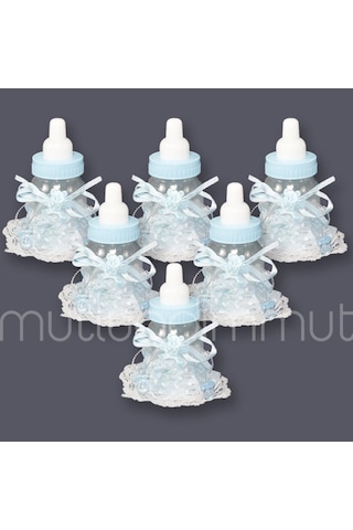 Mutluadim 12 Adet Emzikli Ayıcıklı Fırfırlı Biberon