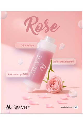 Spavely Duş Filtresi Gül Esanslı - Premium Aromaterapik Klor Ve Kireç Karşıtı, Kokulu, C Vitaminli 200 Ml