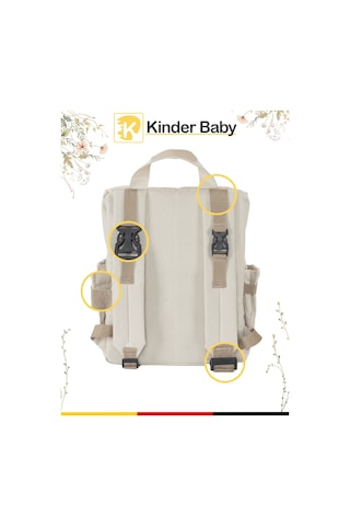 Kinder Baby Merlin Anne Bebek Bakım Çantası Bej