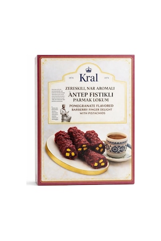 Kral Zereşk Kaplı Nar Aromalı Fındıklı Sultan Lokum 454 G