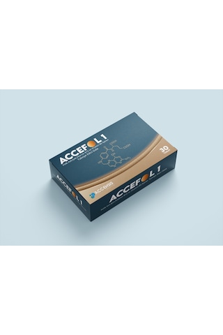 Accensis Pharma Accefol 1 Folik Asit İyot Vitamin B12 ve Vitamin B6 İçeren Takviye Edici Gıda 30 Tablet