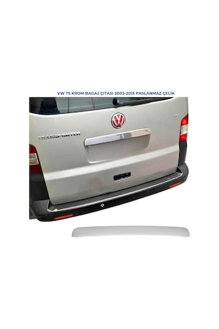 Vw T5 Transporter Krom Bagaj Çıtası 2003-2015 Arası Paslanmaz Çelik