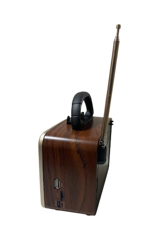 3 Bant Nostajik Usb Bluetooth Ledli Radyo 3914