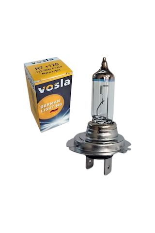 Vosla 12v H7 Ampul 55w +120 Fazla Işık Px26d Vs27438 2 Li