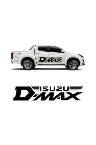 50 X 10 cm - Isuzu D-Max Sticker, Off Road Araba Sticker