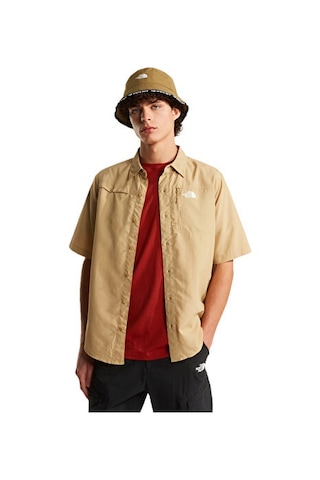 The North Face M Sequoia Short Sleeve Shirt Erkek Outdoor Kısa Kollu Gömlek Nf0a8fu6lk51 Bej