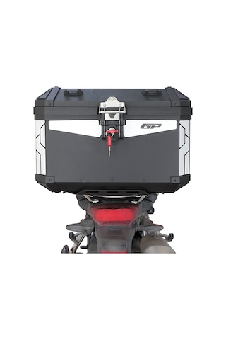 Gp Kompozit Base Universal 58 Lt Alüminyum Motosiklet Çantası Siyah Diğer