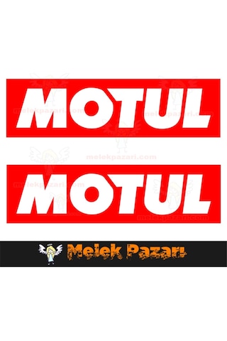 2 Adet Motul Yağ Bisiklet, Oto Sticker