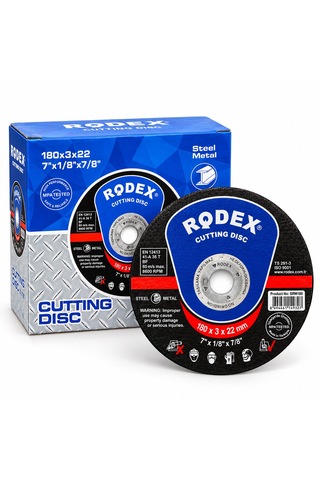 Metal Kesici Disk 180x3x22mm For Metal 5690