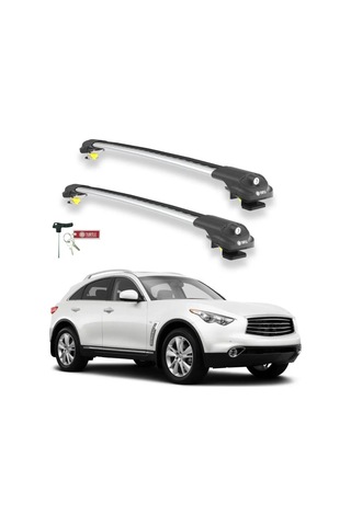 Turtle Infiniti Qx70 S51 2013-2017 Ara Atkı Air1 Gri