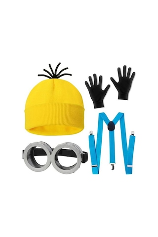 Vkemall Halloween Kostüm Seti: Steampunk Gözlükler, Şapka, Eldiven Ve Bileklik - Animasyon Karakteri Enstitü, Parti Ve Rol Yapma İçin