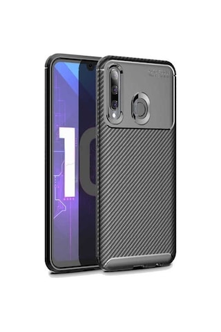 Huawei Honor 20 Lite Kılıf Zore Negro Silikon Kapak Siyah