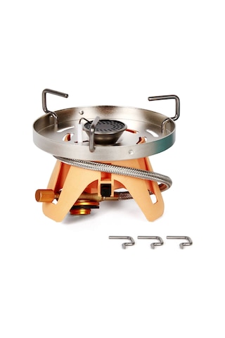 Dianziye 1200w Taşınabilir Kamp Fırını - Alüminyum Ve Paslanmaz Çelik, Ayarlanabilir Isı Kontrolü, Ayrılabilir Tencere Braketleri İle Dış Mekanlar İçin Çok Renkli