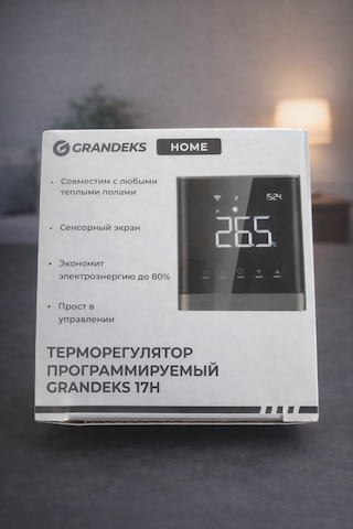 Programlanabilir Oda Termostatı Dokunmatik Ekran, Yerden Isıtma Uyumlu, 230v Beyaz