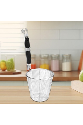 Suntek Kızartma Sepeti Skimmer Mutfak Örgü Süzgeç 35x14cm