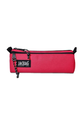 Jacbag Dual Prime İki Bölmeli Üçgen Mercan Kız Çocuk/kadın Kalem Çantası Çok RENKLİ