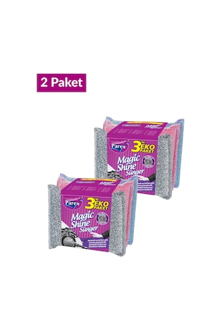 Magic Shine Sünger 3 Lü Paket İkili Set