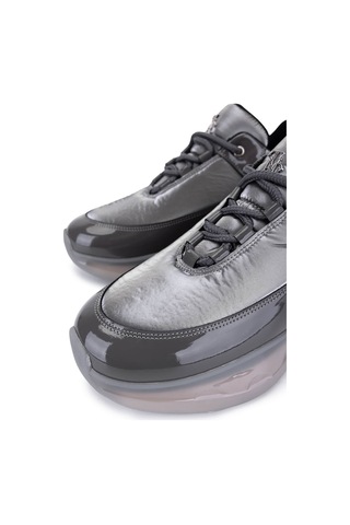 Tamer Tanca Kadın Gri Rugan Sneakers & Spor Ayakkabı 1172 07 Bn Ayk Sk25-26 Grı Rgn/prst Gri