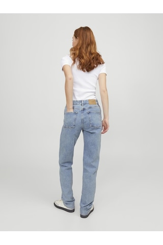 Jack & Jones Jjxx Yüksek Bel Bol Paça Straight Kadın Denim Pantolon 12229033 Mavi