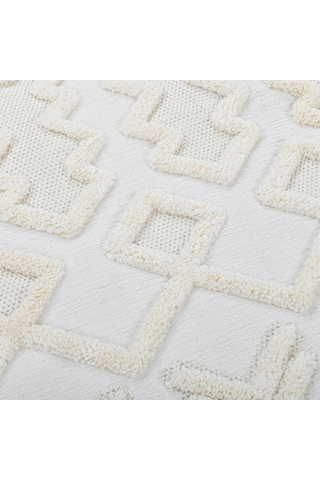 Madu Yumuşak Yuvarlak Krem Halı Çocuk Odası, Oturma Odası, Salon, Mutfak Ve Antre Halısı Krem