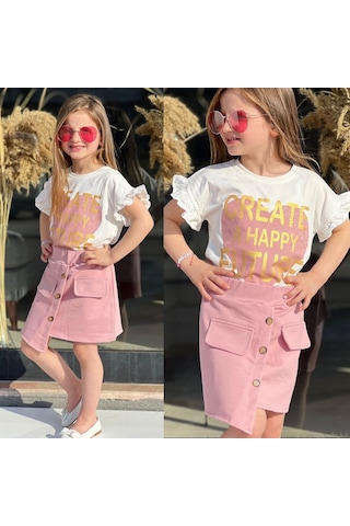 Kız Çocuk Full Lyc Süprem Etekli Takım 51047 001