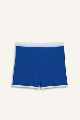 DeFacto Kız Çocuk Baskılı Şortlu Bikini Takımı E0153A825HSBE114 Mavi