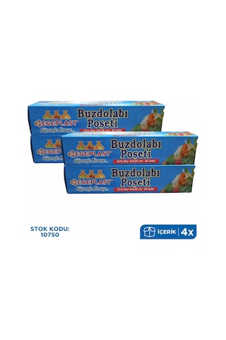 Egeplast Orta Boy Buzdolabı Poşeti 30'Lu 4 Paket 24X38 Cm Egeplast Orta Boy Buzdolabı Poşeti 30'Lu 4 Paket 24X38 Cm