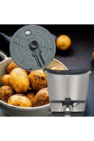 Suntek TM31 TM5 Aksesuarları Için Patates Soyma Aparatı Gri