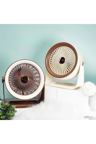 Glr Tech Ys2261 Ev-ofis-okul Stand Tipi Mini Fan - Krem