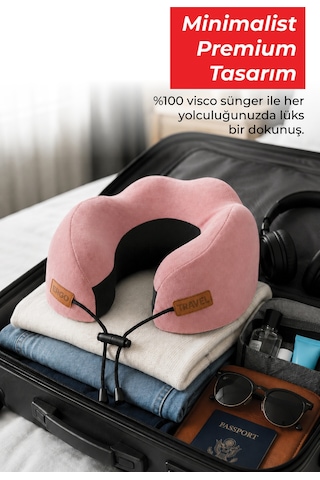 Viscofoam Cosy Ortopedik Seyahat Yastığı Visco Boyun Destekli Seyahat Yastığı