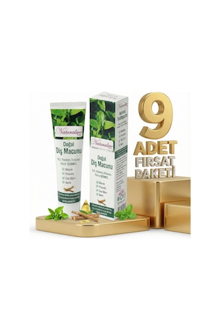 Naturalive Doğal Diş Macunu 9x100 Gr