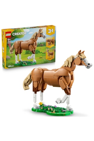 LEGO® Creator 3'ü 1 Arada Güzel At 31166 - 9 Yaş ve Üzeri Çocuklar için Ayı veya Geyik Olarak da İnşa Edilebilen Oyuncak Yapım Seti (685P)