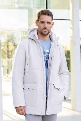 Morven Erkek Gri Poliamit Çıtçıtlı Kapüşonlu Mont 25ks024005100 Gri Gri