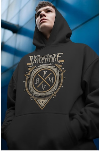 Sevbano Bullet For My Valentine Rock Metal Müzik Grubu Ön Baskılı Unisex Siyah