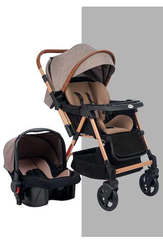 Joell Trendy Çift Yönlü Travel Sistem Bebek Arabası