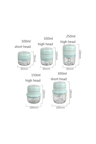 Sones Zm-14 Ev Tipi Mini Kablosuz Elektrikli Sarımsak Ezici, Renk: Sarı Big Power 250ml