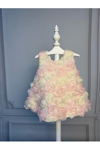 Ministok Rose Arkadan Bağlamalı Kız Bebek Takım Çok Renkli